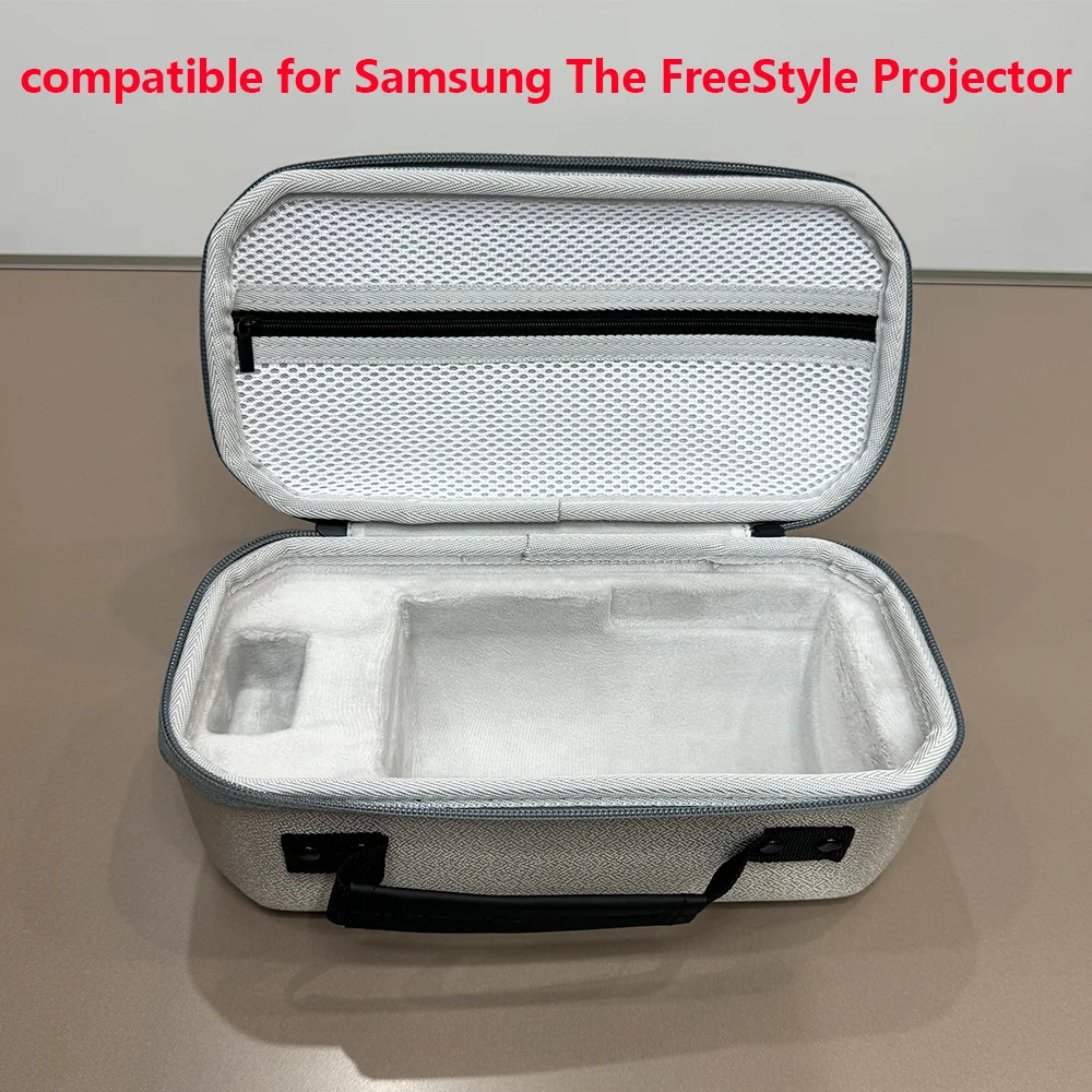 صندوق تخزين واقٍ لجهاز عرض Magcubic HY300PRO مقبض صندوق حماية بقشرة صلبة لحقيبة السفر Samsung TheFreestyle