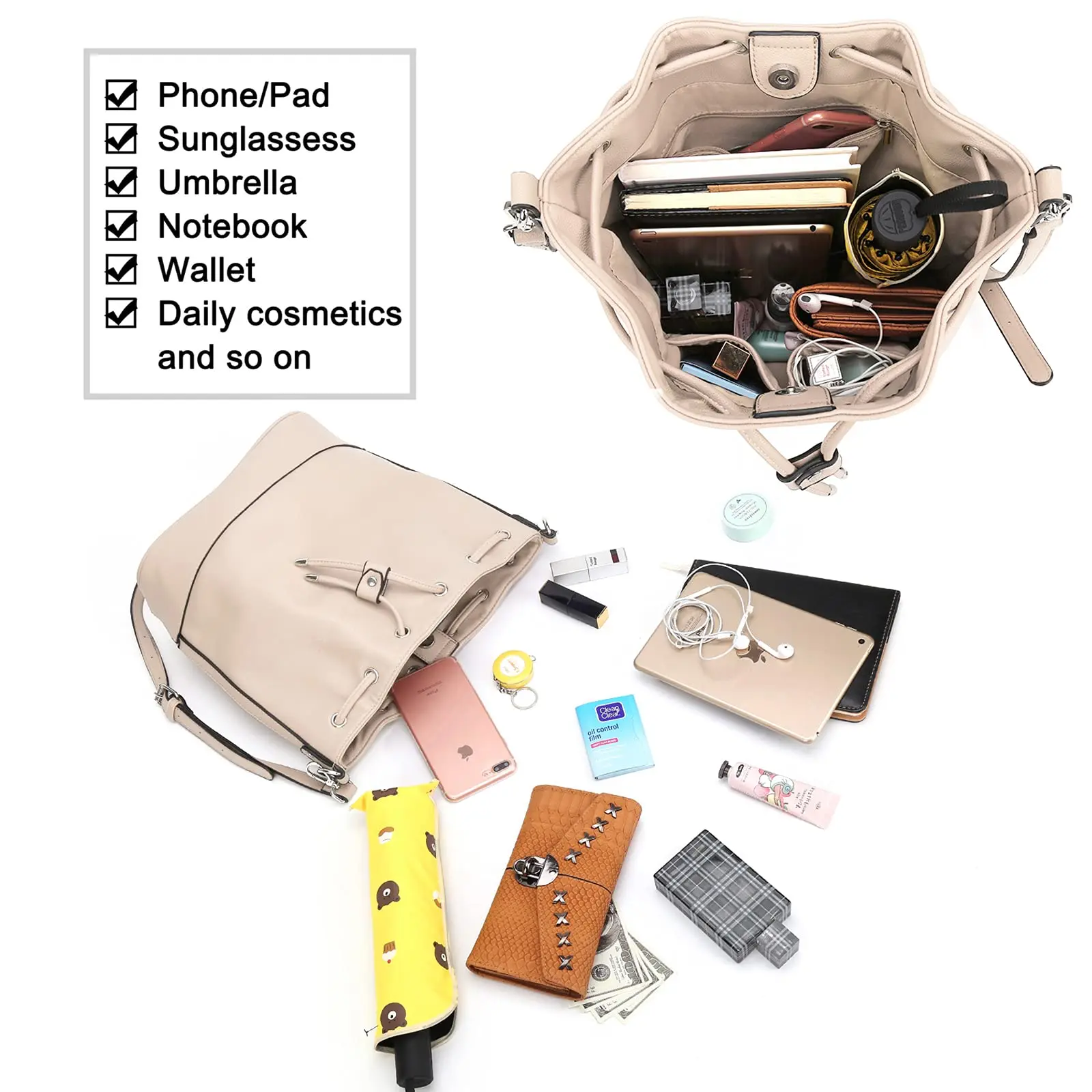 Thumbnail 4 - #43 Best Drawstring Bucket Bags to Buy In 2026