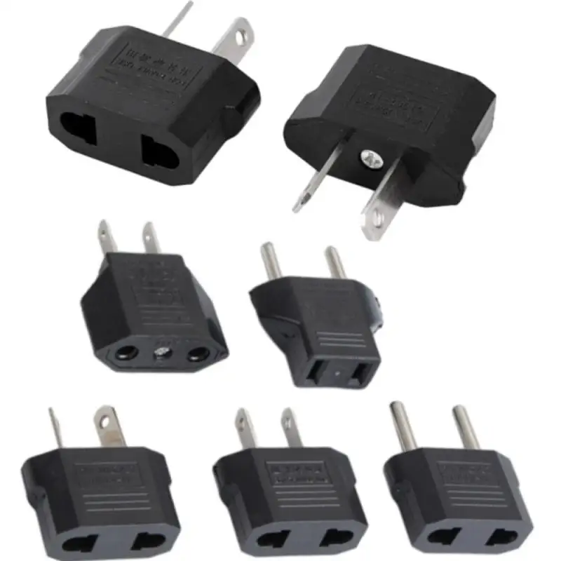 EU Plug Adapter Socket US To EU Plug Power Adaptor Converter Travel Adapter Sockets Charger Outlet
