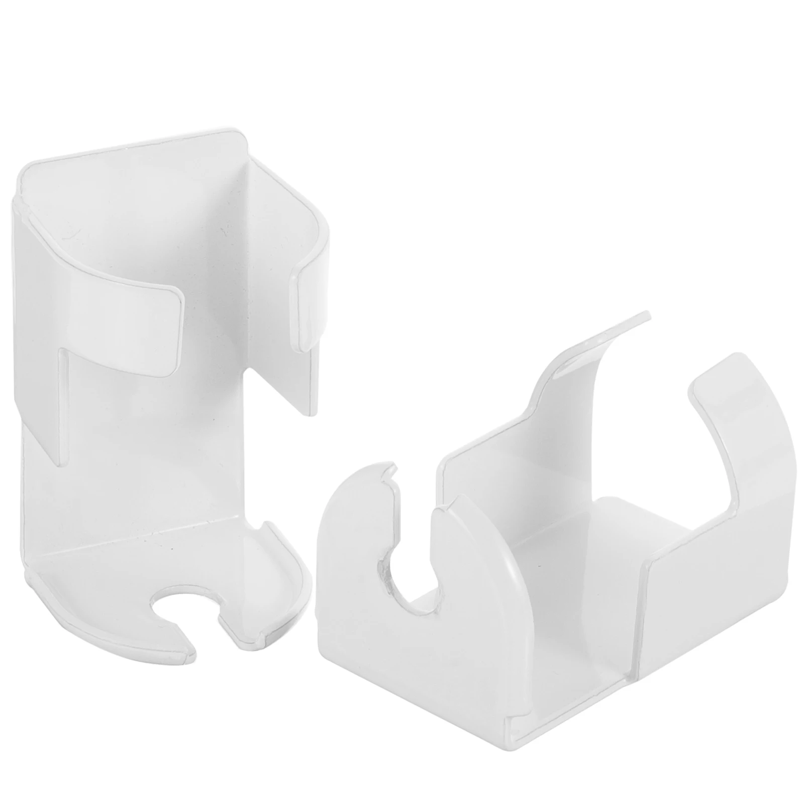

2 Pcs Toothbrush Holder Wall Mounted Organizer Stand Bathroom Teeth Brush Case Durable Stable Design Electric Storage