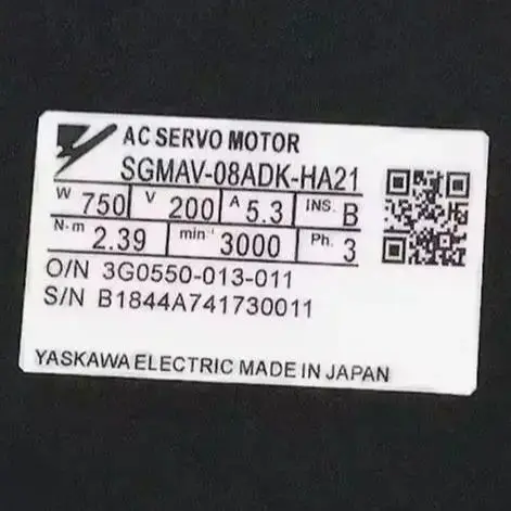 

Servo motor SGMAV-08ADK-HA21 Brand new Fast shipping，SGMAV 08ADK HA21，In Stock