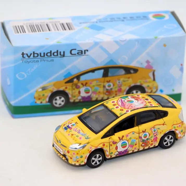 

Tiny Shadow Toys 1 64 Prius TVBuddy painted toy car ornament