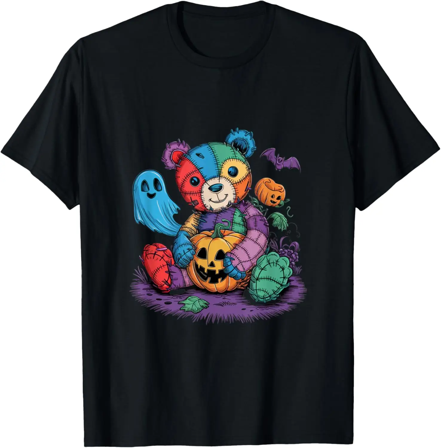 Anime Creepy Otaku Goth Cute Scary Teddy Bear Gothic T-Shirt