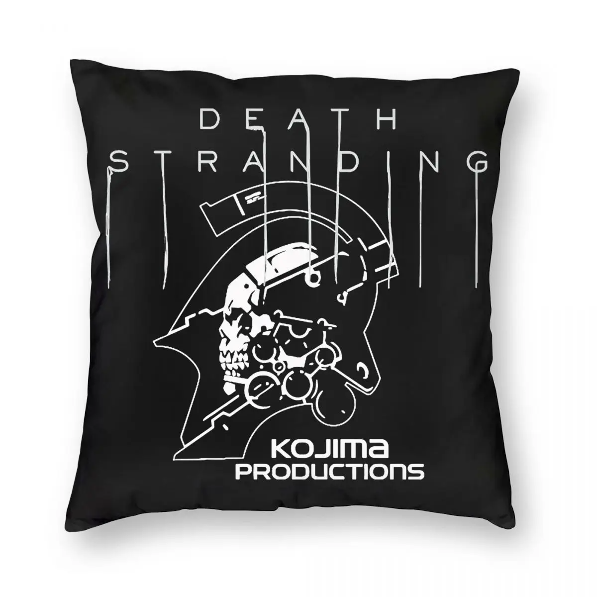 Death Stranding Text Kojima Pillowcase Soft Polyester Cushion Cover Decoration Metal Gear Game Pillow Case Cover Home 18''