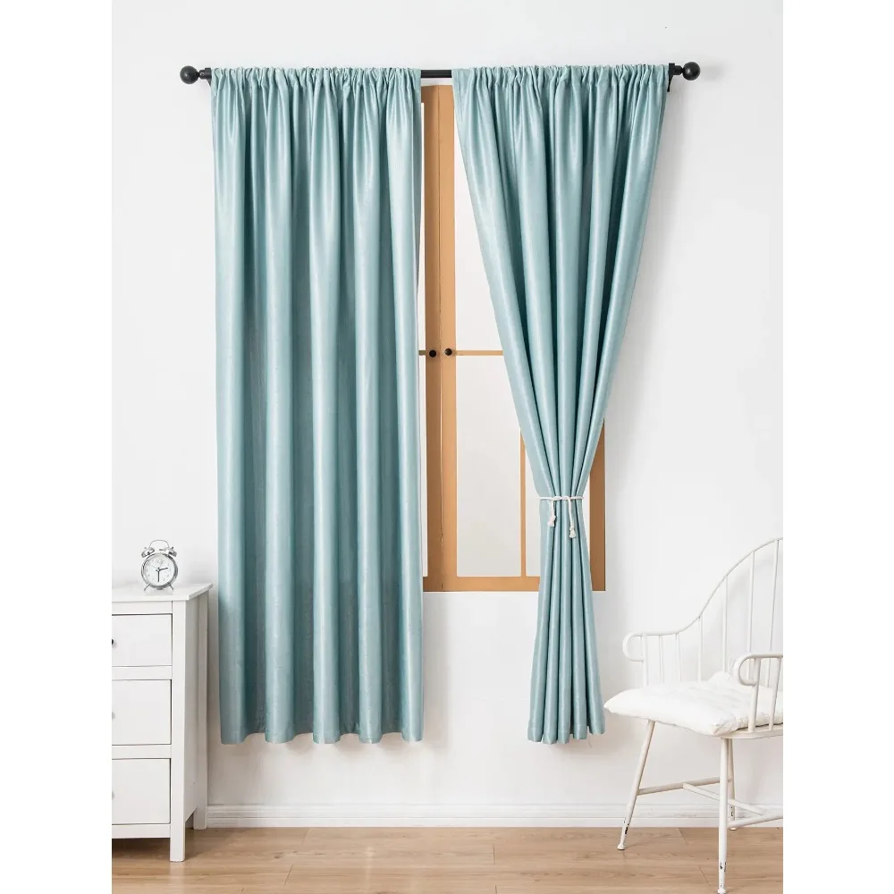 

1pc 80% Blackout Curtain For Bedroom Livingroom High Shading Curtain cortinas para ventanas