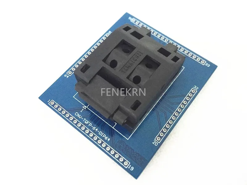 

IC51-0644-820-4-1-6QFP64/DIP Испытательное сиденье IC Испытательный стенд для гнезда