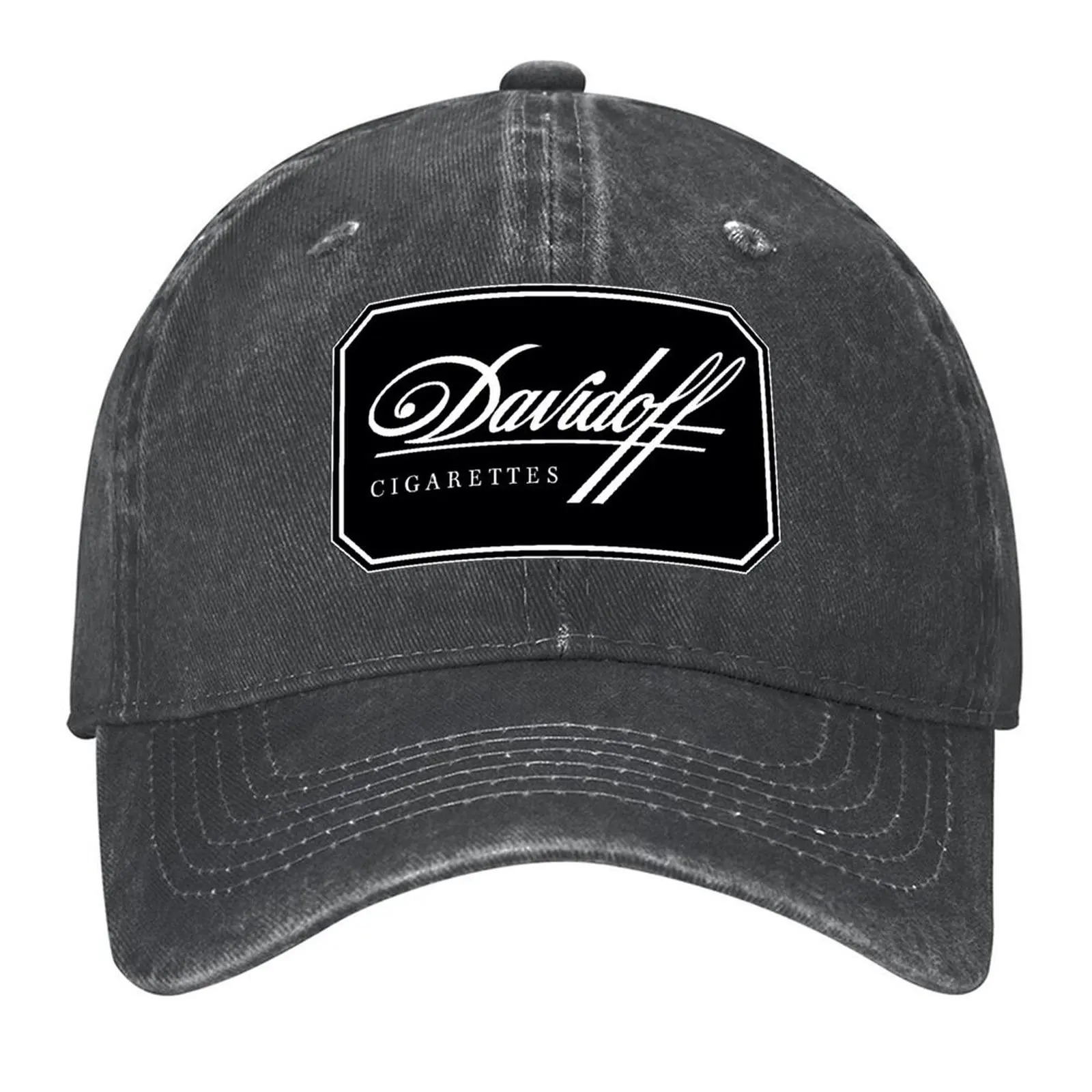 

Davidoff Cigarettes Original Design Baseball Cap New Hat Fishing cap Sunhat Snap Back Hat Mens Tennis Women's