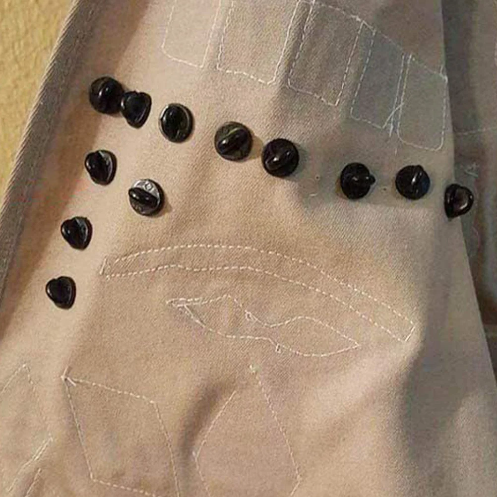 1 коробка плоских круглых заколок, многофункциональные держатели для брошей и значков