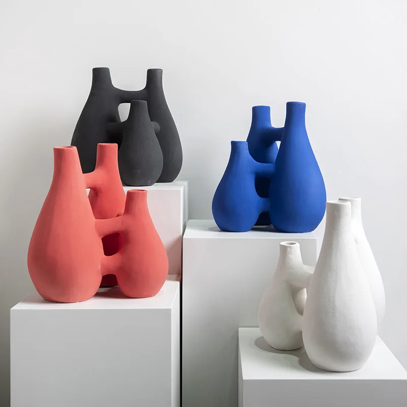 

Современная креативная ваза-композиция в форме капли для декора дома, гостиной, выставочного зала, отеля, гостевого дома. Декоративная ваза для цветов. Распродажа.