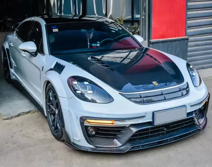 Runde Support Customization Body Kits do Porsche Panamera 971 Upgrade MSY Model Auto Parts Hlaf Carbon Fiber Surround High Fit