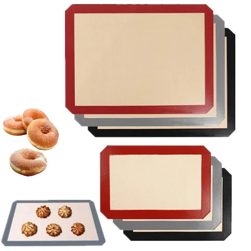 Silicone Baking Mat Sheet Reusable Baking Cookie Sheet Non-Stick Heat Resistant Baking Mat For Oven Grill Microwave Kitchen Tool
