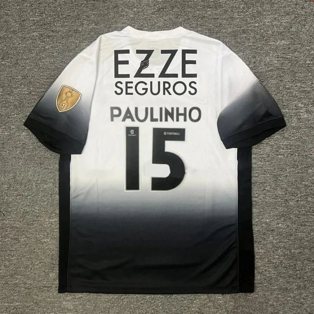 Brasil Corinthians Jersey Gollentes Cold Side Football Jersey No. 94 Depay No. 8 Impressão 3D confortável e respirável de Augusto