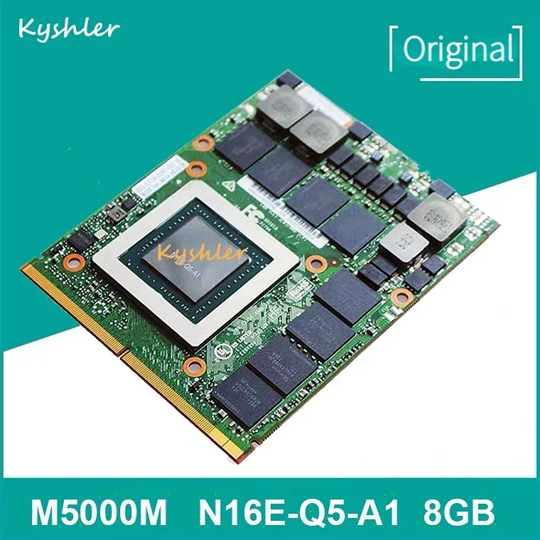 Original Brand New M5000M M5000 CN-01JY2V 8GB GDDR5 MXM 3.0b Video Graphics Card N16E-Q5-A1 for Precision M7710 M7710 M6800