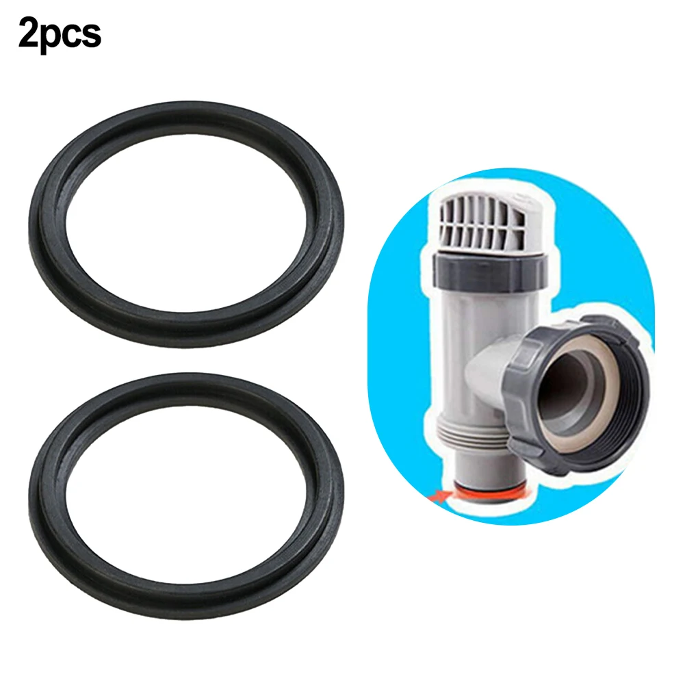 

2PCS Rubber Washer For The Diver Valve Swimming Pool Gasket Accessories Pool Pump Replacement Parts Plunger Valve Seals Fittings