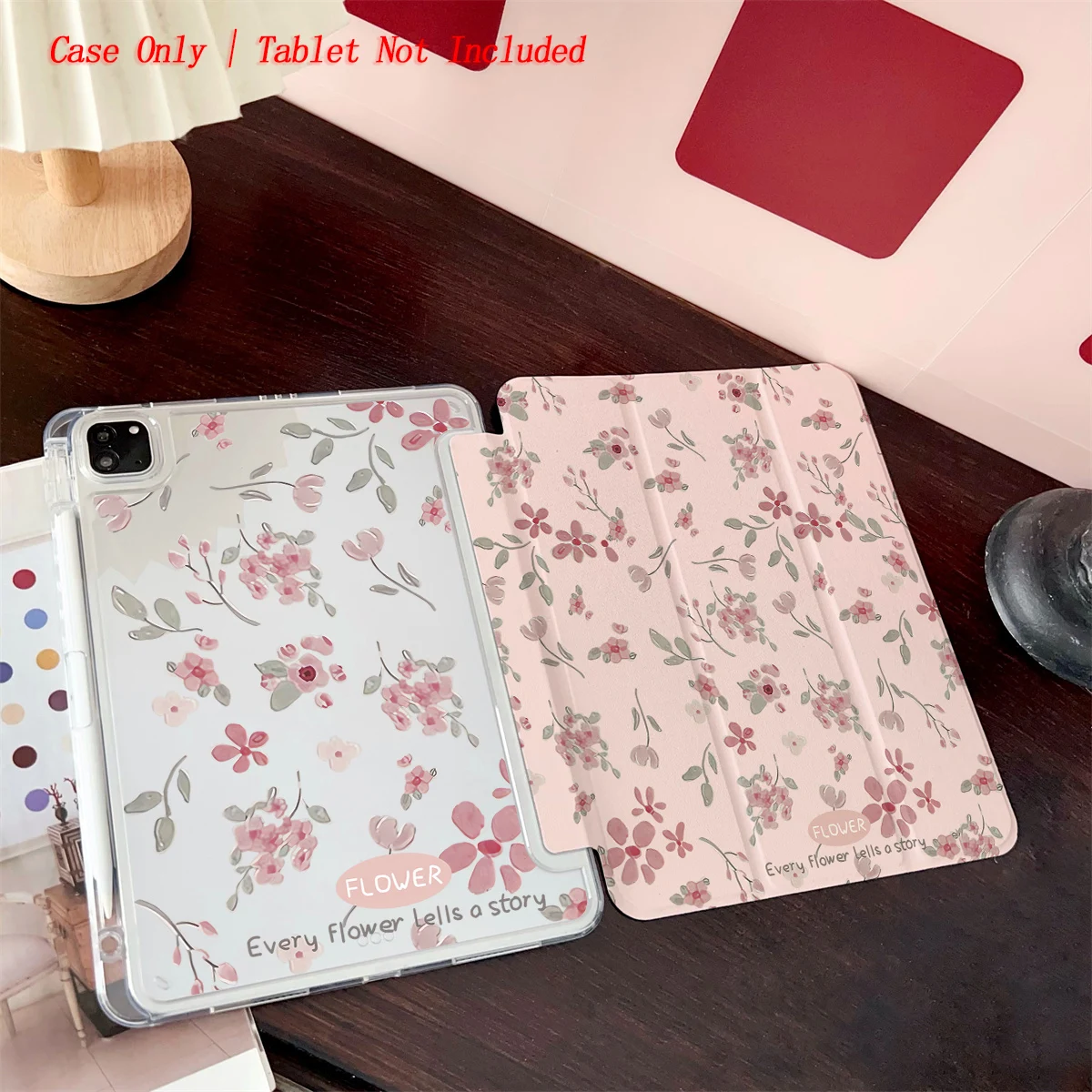 Slim Fit Premium TPU Tablet Cover, Shockproof Durable Lightweight Protective Case for iPad Samsung Huawei Honor Redmi Xiaomi