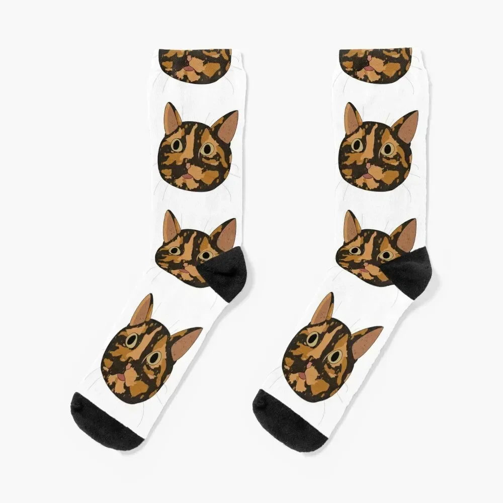 

Tortoiseshell Cat Socks shoes cotton Socks Male Women's