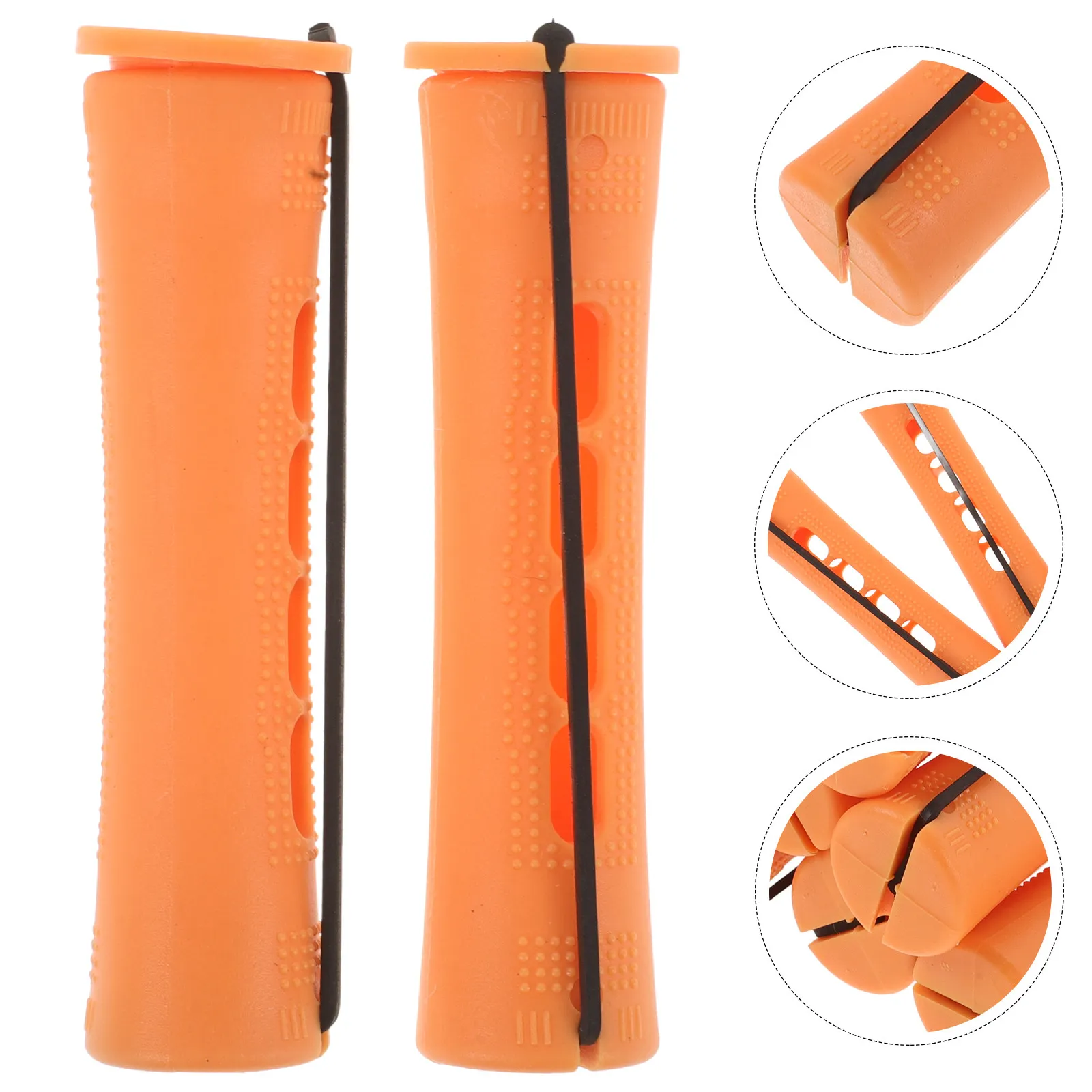 

30 шт. пластиковых трубчатых бигуди для завивки волос, круглые витые палочки для завивки для женщин и мужчин, черные, для натуральных волос, домашний набор для химической завивки, бигуди-палочки