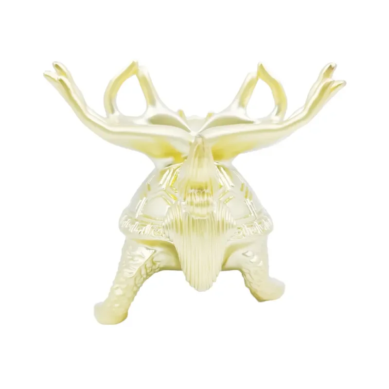2026 Premium Sale Custom Metal Crafts Lucky Chinese Xuanwu Dragon Turtle Animal Gold Status for Home Decor Latest