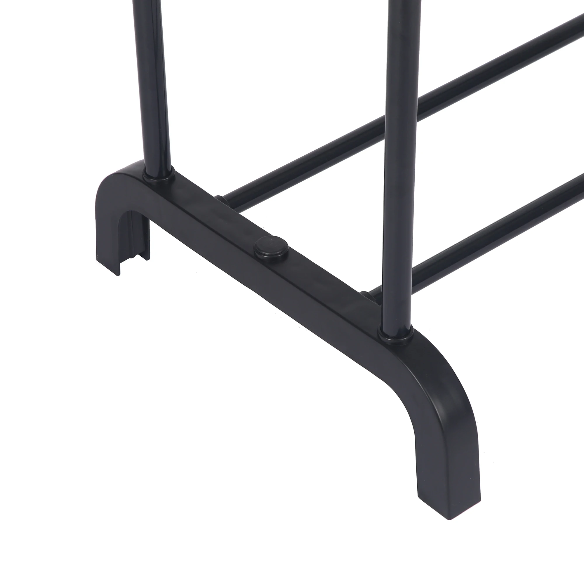 Entryway Hanging Metal Clothes Hanger Stand Space Saving Clothes Rack Floor Standing Metal Clothes Rack with Shoe Rackpromote sa