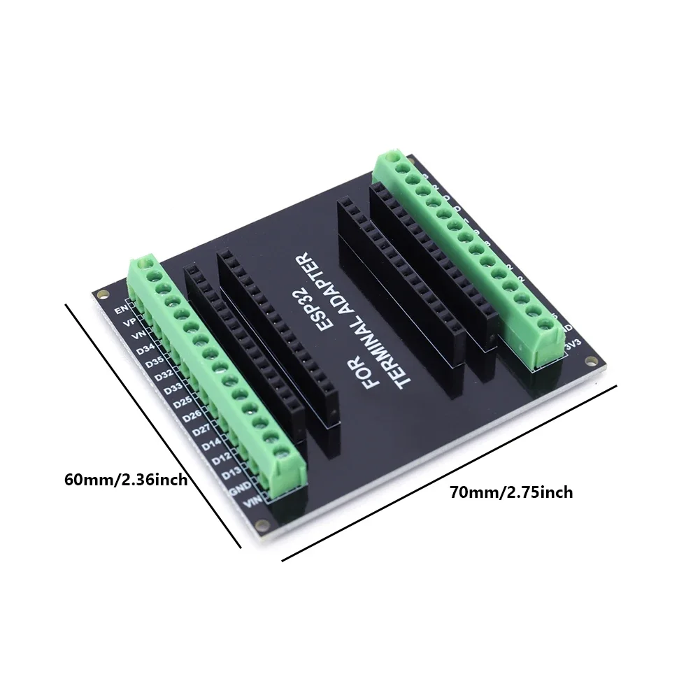 Scheda di espansione ESP32 1-5PC per scheda di sviluppo Bluetooth ESP32 WiFi CP2102 NodeMCU-32S Lua 30pin GPIO 1 in 2 scheda Breakout