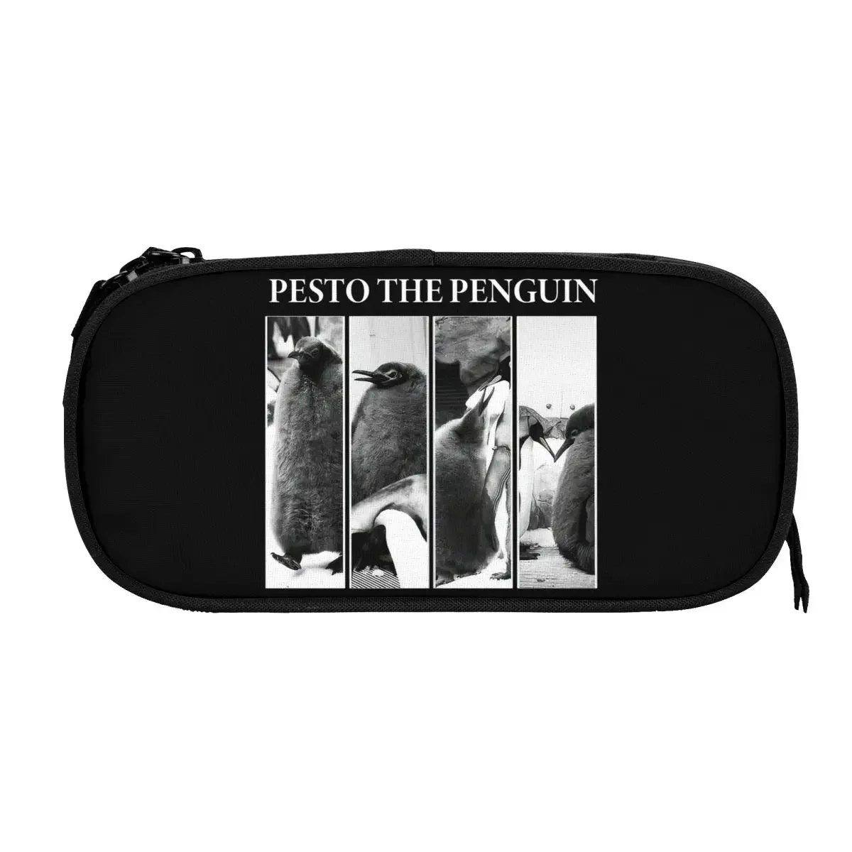 

Винтажный пенал Pesto The Penguin Bootleg, коробка для ручек, большая студенческая сумка для хранения, школьный подарок, пенал