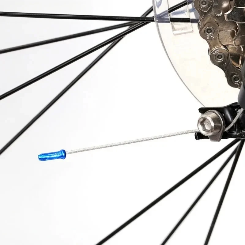 20-40PCS Aluminum Bicycle Cable End Caps Multiple Colors Brake Shift Derailleur Cable Tips Bike Line Core Caps for MTB Road Bike