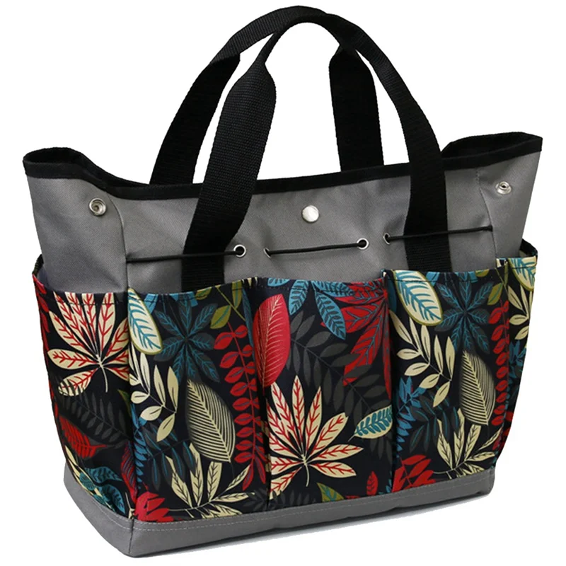 Organizer per borse da giardino, tessuto Oxford 600D, organizer multifunzionale per attrezzi da giardino resistente, riutilizzabile per esterni