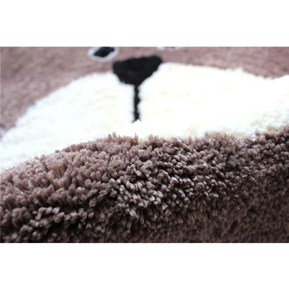 Modern Nordic Cotton Fiber Bath Mat Super Absorbent Bathroom Carpet Cute Lovely Bear Soft Carpet The Bedroom Mat Hall Carpet Pad