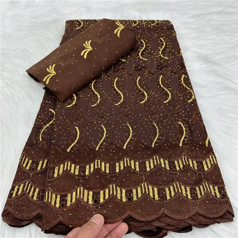 

5 ярдов с шарфом, швейцарская кружевная ткань, сухая кружевная вышивка, африканская 100% хлопчатобумажная ткань, швейцарская вуаль, кружево в дубайском стиле 18L1081201