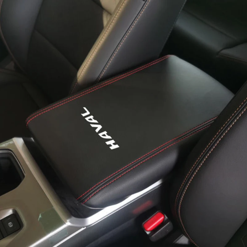 For Haval Dargo 2023 2022 Leather Car Armrest Mat Interior Auto Storage Box Dust-Proof Cushion Cover Protector Accessories