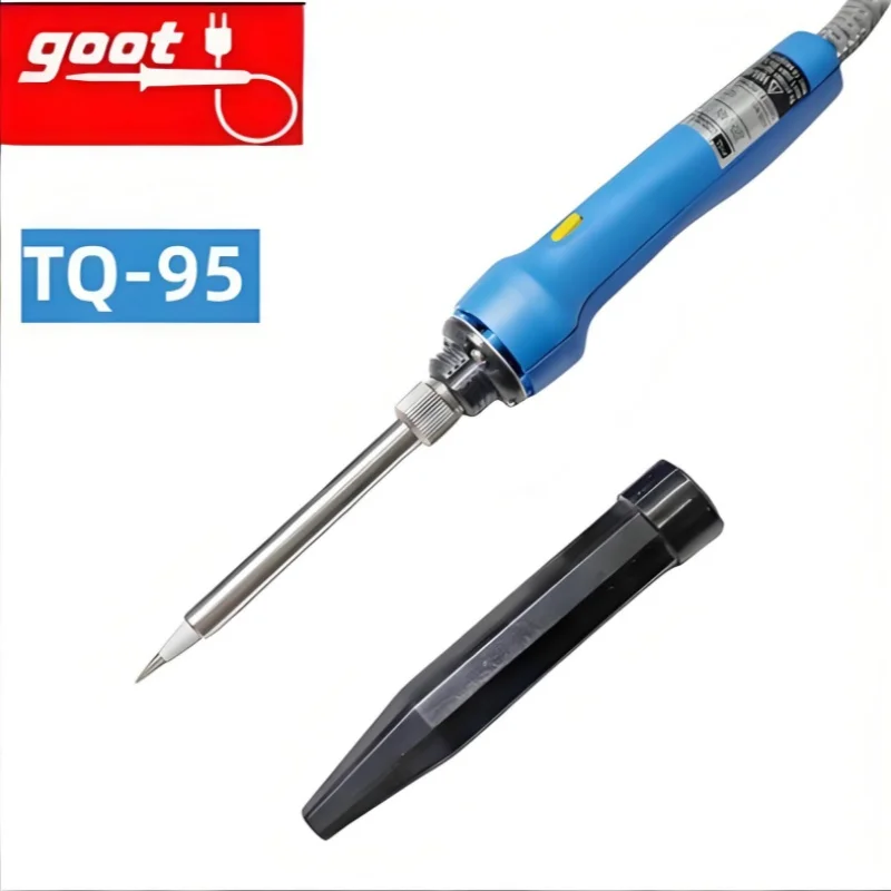 

Паяльник Goot TQ-95 с быстрым нагревом, 200 Вт, с прецизионным наконечником и защитным кожухом для ремонта электроники, DIY и хобби