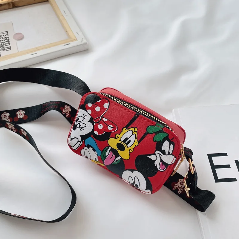 Borse a tracolla da donna borsa a tracolla Disney Cartoon per ragazze bambini Cute Mickey Mouse Fashion Printed Handbag regali per bambini