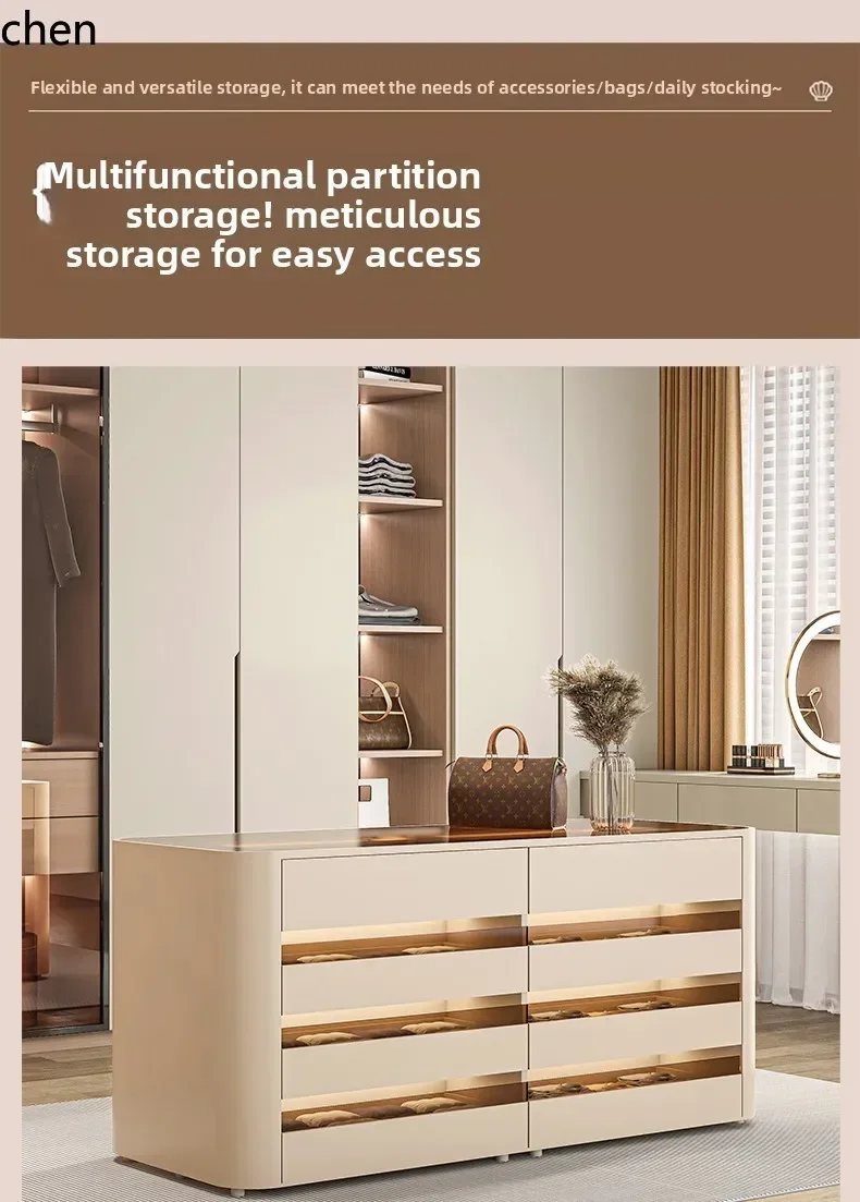 b194Jewelry Display Cabinet Cloakroom Nakajima Premium Sense Bedroom Storage Household Storage Cabinet