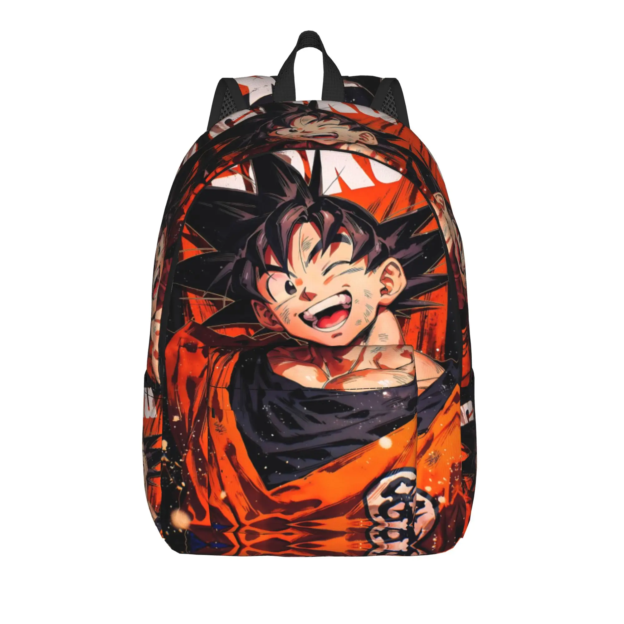 Mochila de Moda Dragon Ball Super Saiyan Goku, Mochilas Escolares de Buena Calidad con Cierre de Cremallera