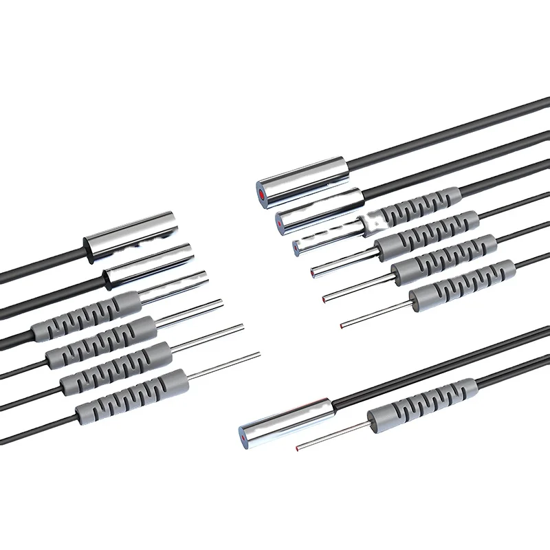 Stainless Steel Fiber Optic Probe, Easy Install Fiber Optic Sensor with Wide Compatibility, Multiple Sizes Optional