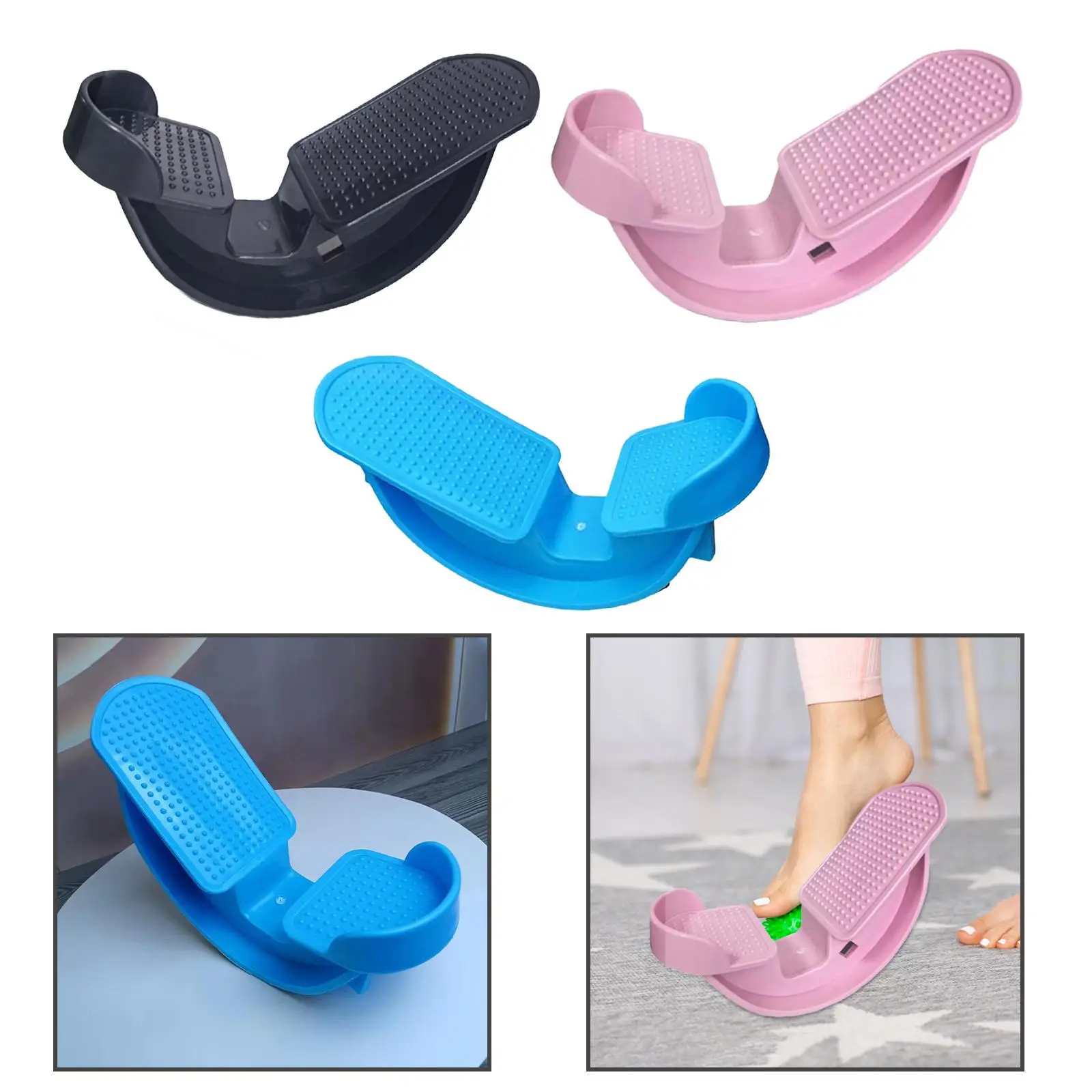 Foot Rocker Office Use Fitness Pedal Yoga Massage Stretches Strained Leg Muscle Calf Stretcher Foot Tilting Calf Stretching Tool