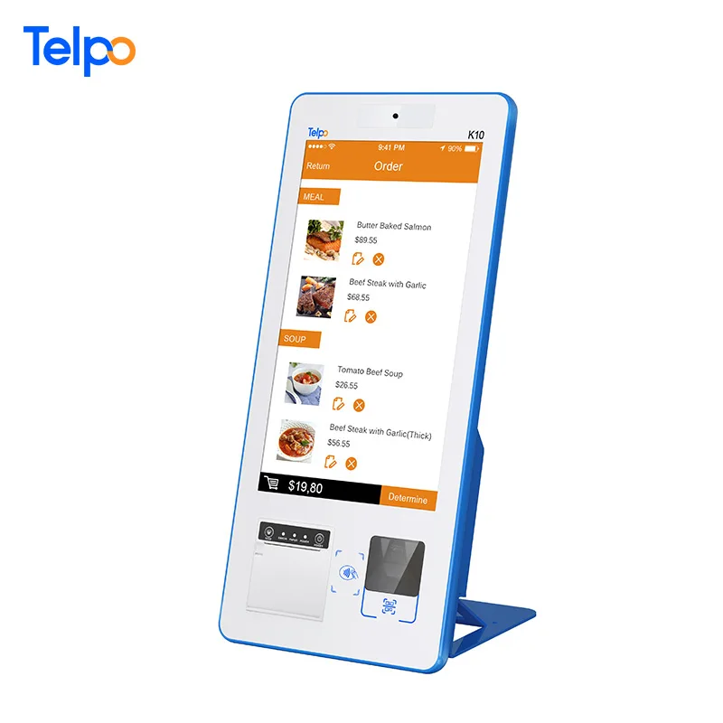 

15,6 дюймовый pos-терминал Telpo K10, кассовый аппарат для оплаты с устройством считывания карт, производитель