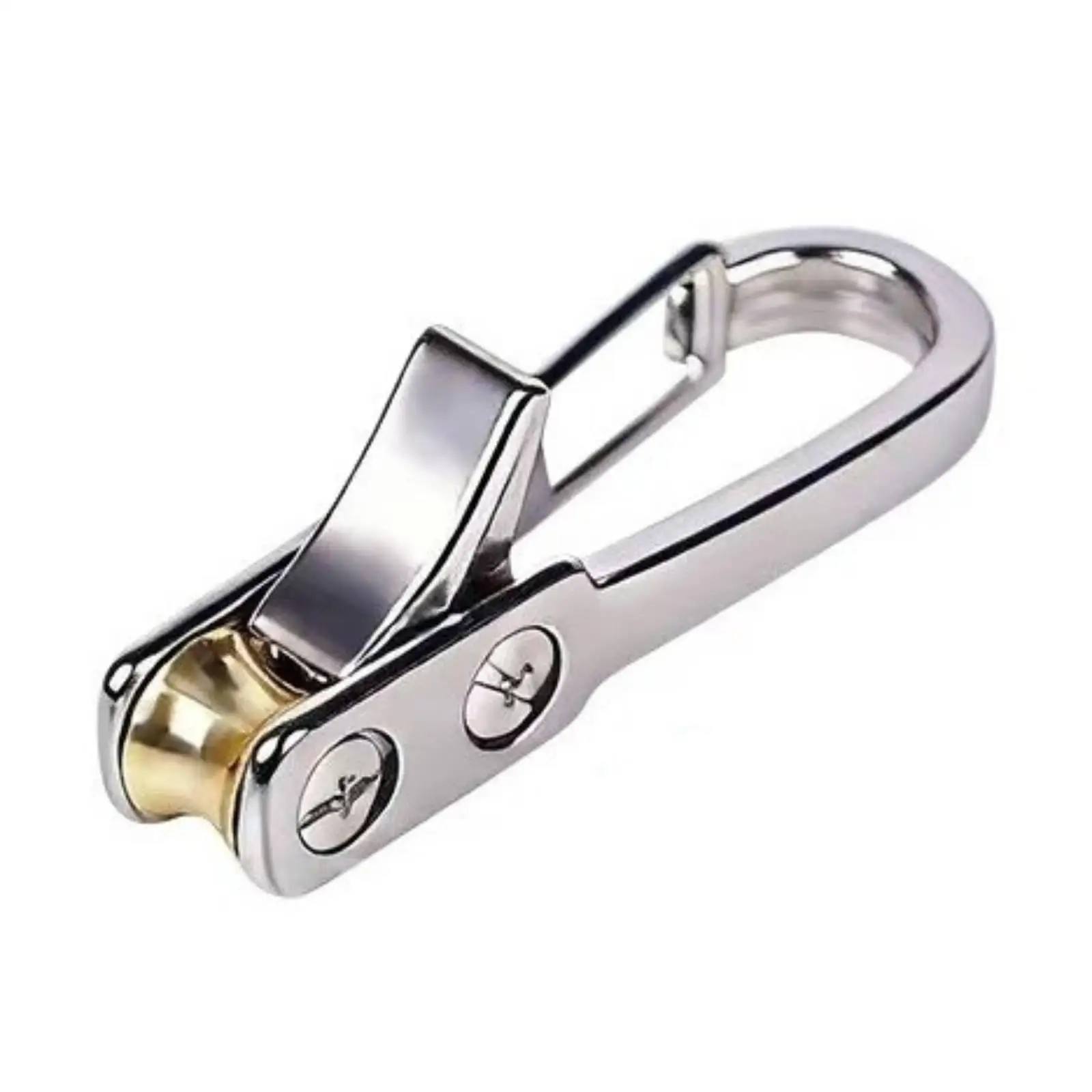 Outil de serrage de corde, tendeur polyvalent robuste avec rouleau en laiton, réglage de corde facile à tirer et à relâcher pour la randonnée