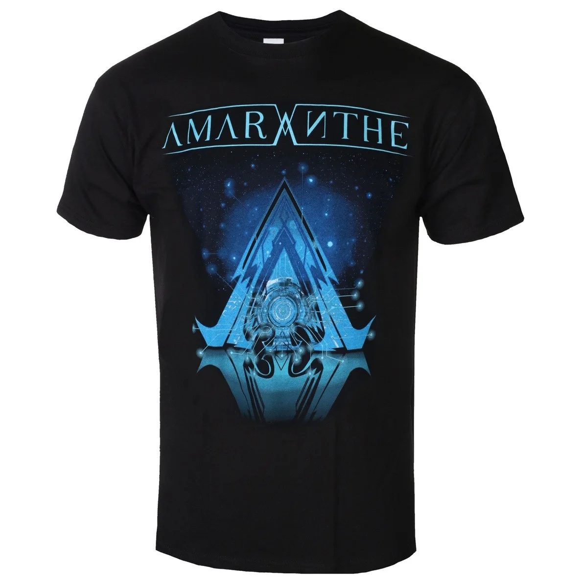 Amaranthe Sci-Fi Triangle Emblem Graphic Tee Melodic Death Metal Streetwear Casual Unisex