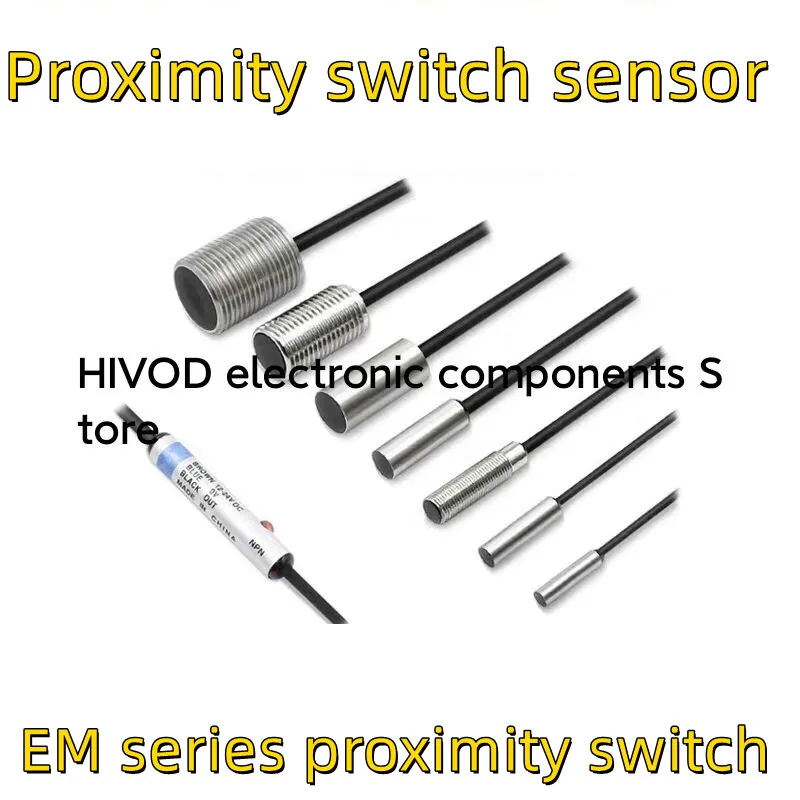 

2PCS EM series proximity switch sensors EM-030.EM-038, EM-050.EM-005.EM-080.EM-014.EM-010