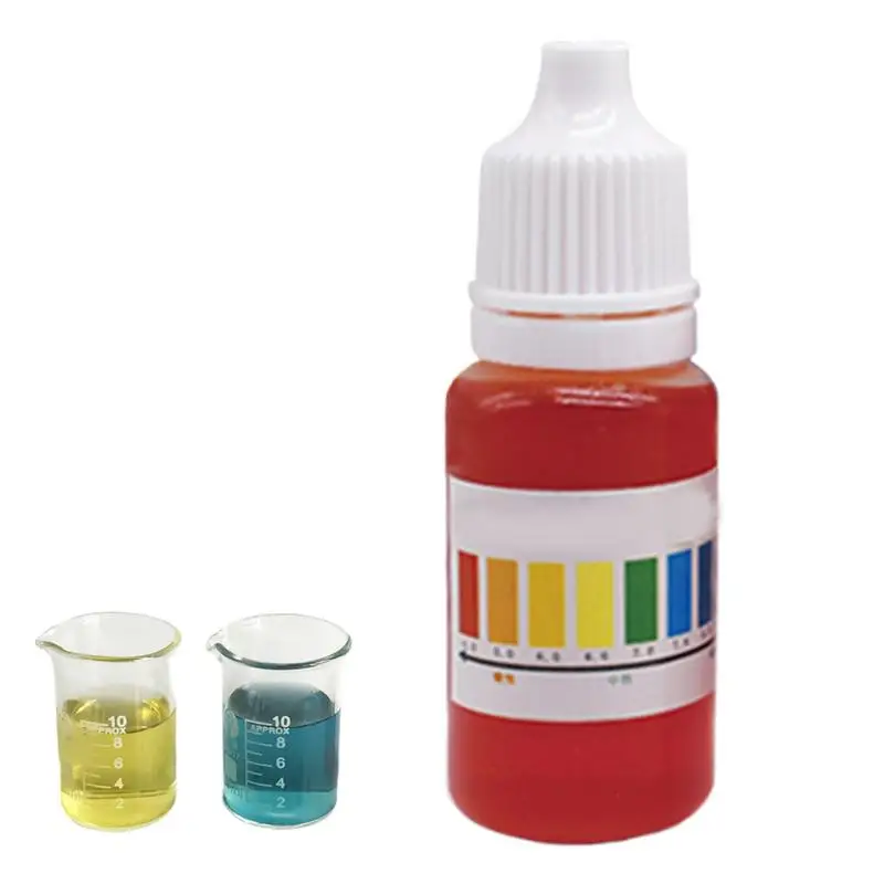 10ml PH detection reagent Portable Multipurpose Water quality test acid and alkali test agent High Precision Aquarium Accessory