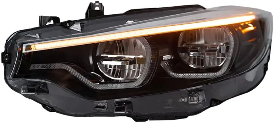 2012-2018 F32 F33 F36 4 Series LED Headlight Assembly 6000K M3 M4 Style Turn Signal Low Beam Auto Lighting Parts