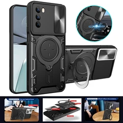 For Moto G200 5G Case Car Holder Magnet Phone Case For Motorola Moto G200 5G MotoG200 G 200 Camera Protective Armor Back Cover