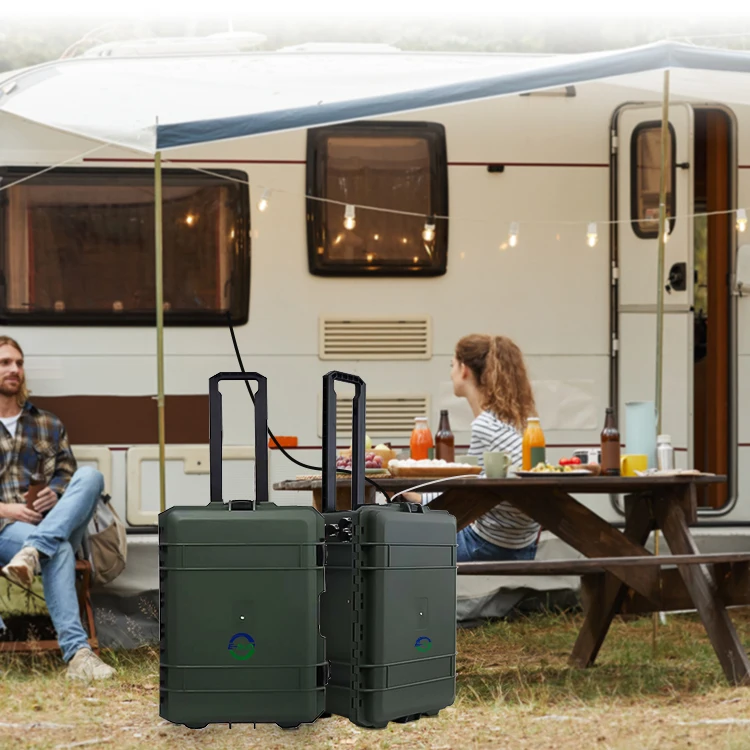 Esun Hot Sale 3000w Trolley Portable Power Station for Rv Camping Outdoor Adventures Home Backup Supports Solar/ac/dc Charging