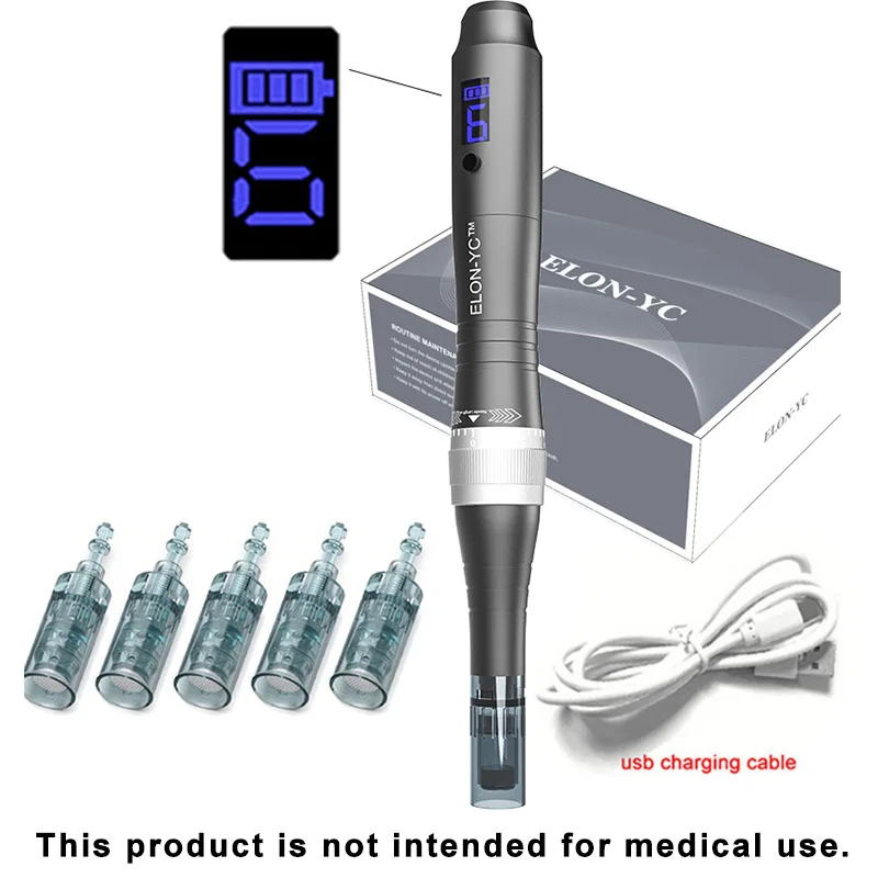 elon-yc-dr-dermapen-ultima-m8x-pen-outil-professionnel-de-soin-de-la-peau-avec-5-cartouches-de-remplacement-cartouches-universelles-dr-m8-pen