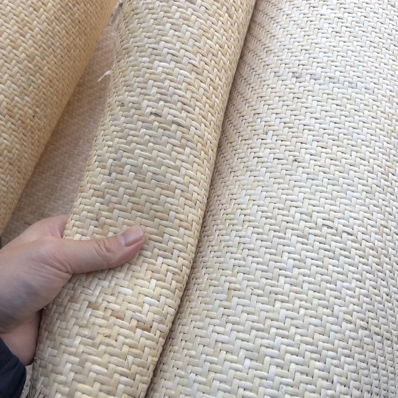 35-55cm Breite Natürliches Rattan-Rollgewebe, Großformatiges Flechtmaterial 5,5-7,5 m Rattanrohr Rattanstoff für Schranktüren – Detail 1