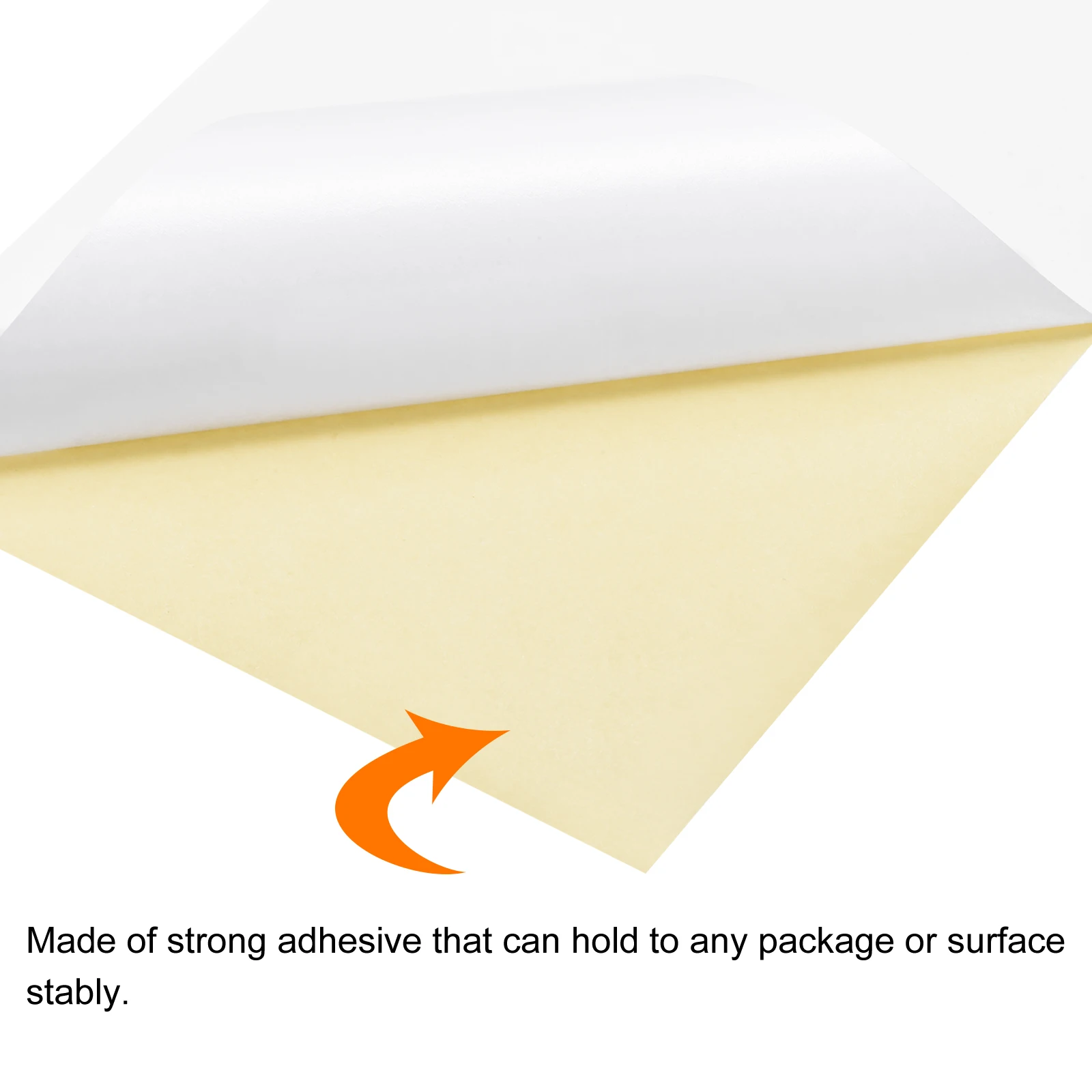 25/50 Adhesive Sheets A5 Writing Paper Sticker Full Sheet Shipping Label for Copier Laser or Inkjet Printer White (1Label/Sheet)