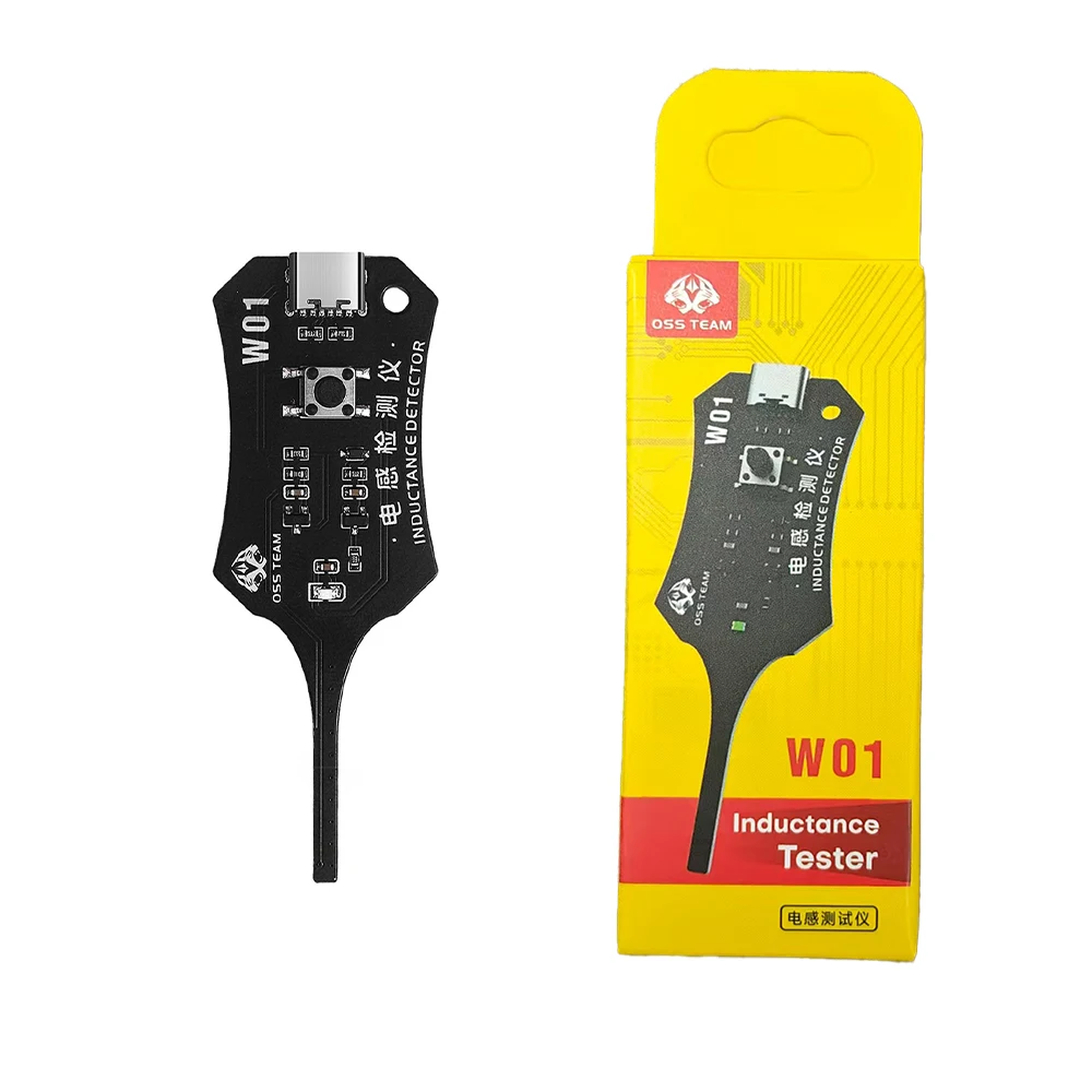 OSS W01 Type-C Inductie Tester Moederbord Coil Tester voor Mobiele Telefoon Component Foutdetectie en Diagnose Reparatie
