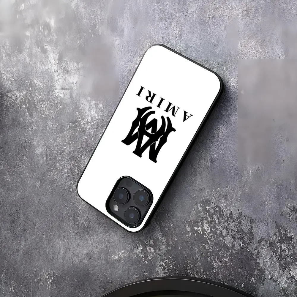 Чехол для телефона EPC Pretty Brand A-Amiri с логотипом для iPhone 17 Air 16 15 14 Plus 13 12 11 Pro Max, двухцветный, из твердого поликарбоната, модный, защитный
