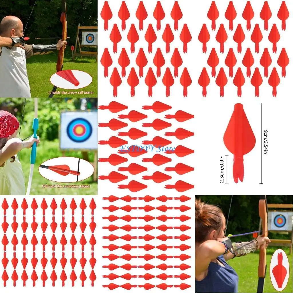 

G6DE 20/50Pcs Outdoor Nock Tail Nock Tail for Arrow Protective Insert Nock for Arrow